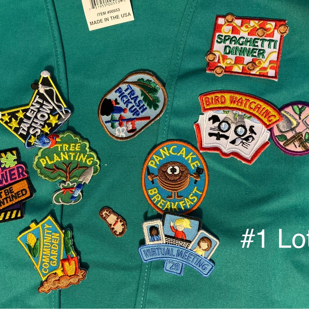 11 GS FUN Badges for Girl Scouts Vests